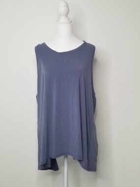 New Gap Fit Blue Workout Open Back Top, XXL